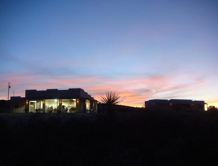 Shumla Harrington Campus at dusk