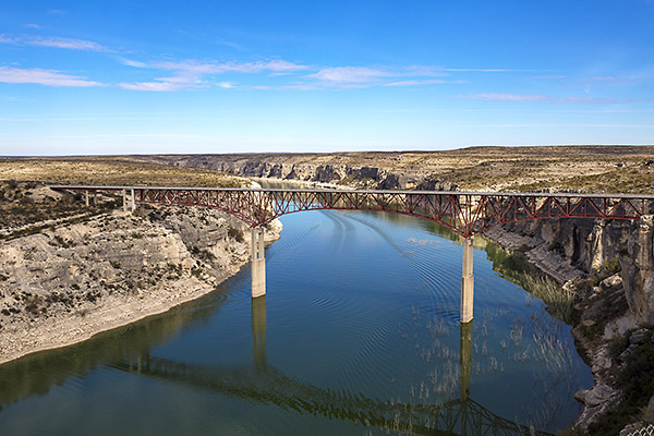Pecos River gorge bridge Near Del Rio