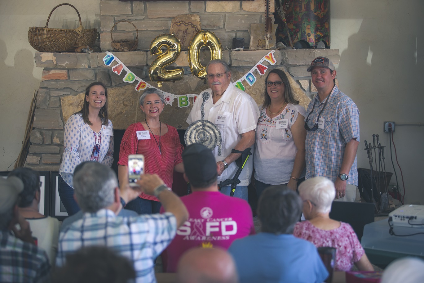 The Hunt Family (Howard, Howard Jr., and Heather Gibbs) were awarded the 2018 Rancher Steward of the Year Award.